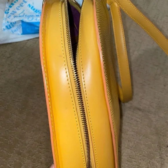 Louis Vuitton Yellow Épi Leather Backpack.VGUC 100% Authentic